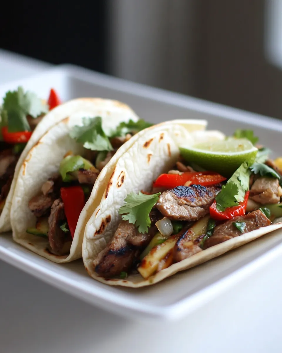 Homemade Asian Tacos recipe photo