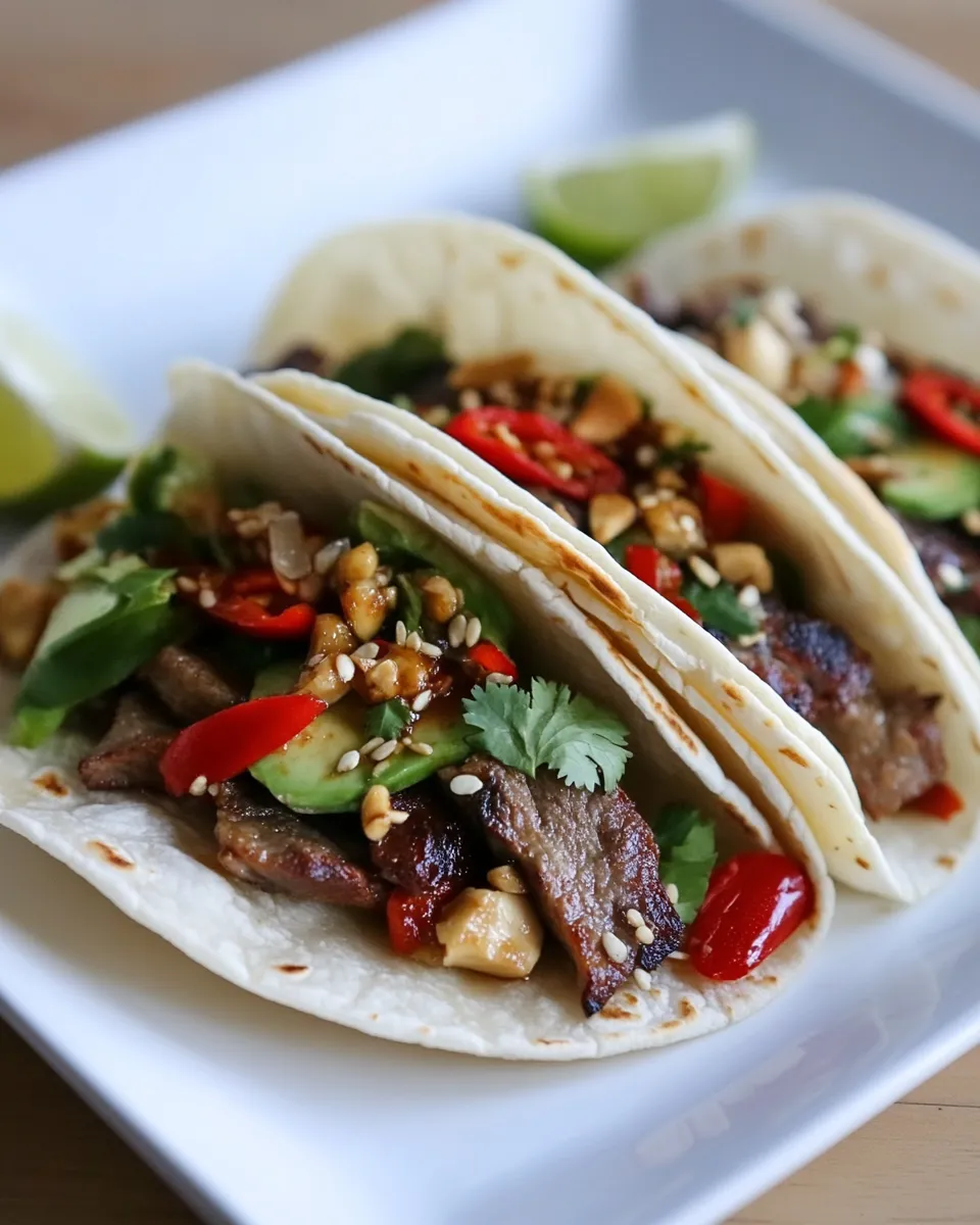 Delicious Asian Tacos image
