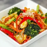 Homemade Asian Vegetable Stir Fry photo
