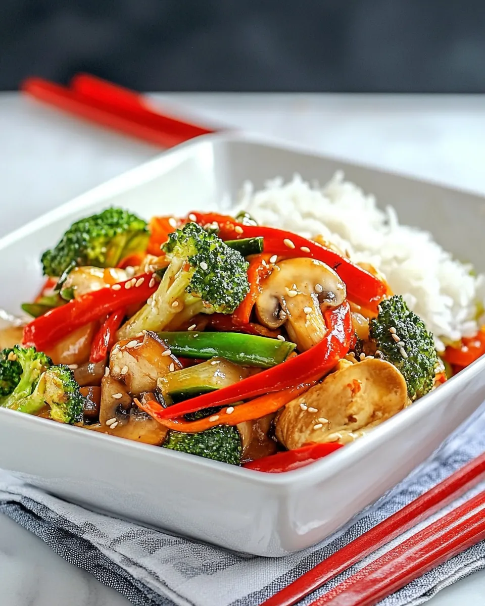 Classic Asian Vegetable Stir Fry image