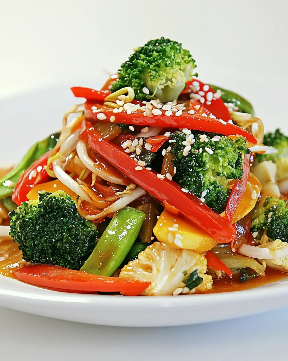 Delicious Asian Vegetable Stir Fry shot