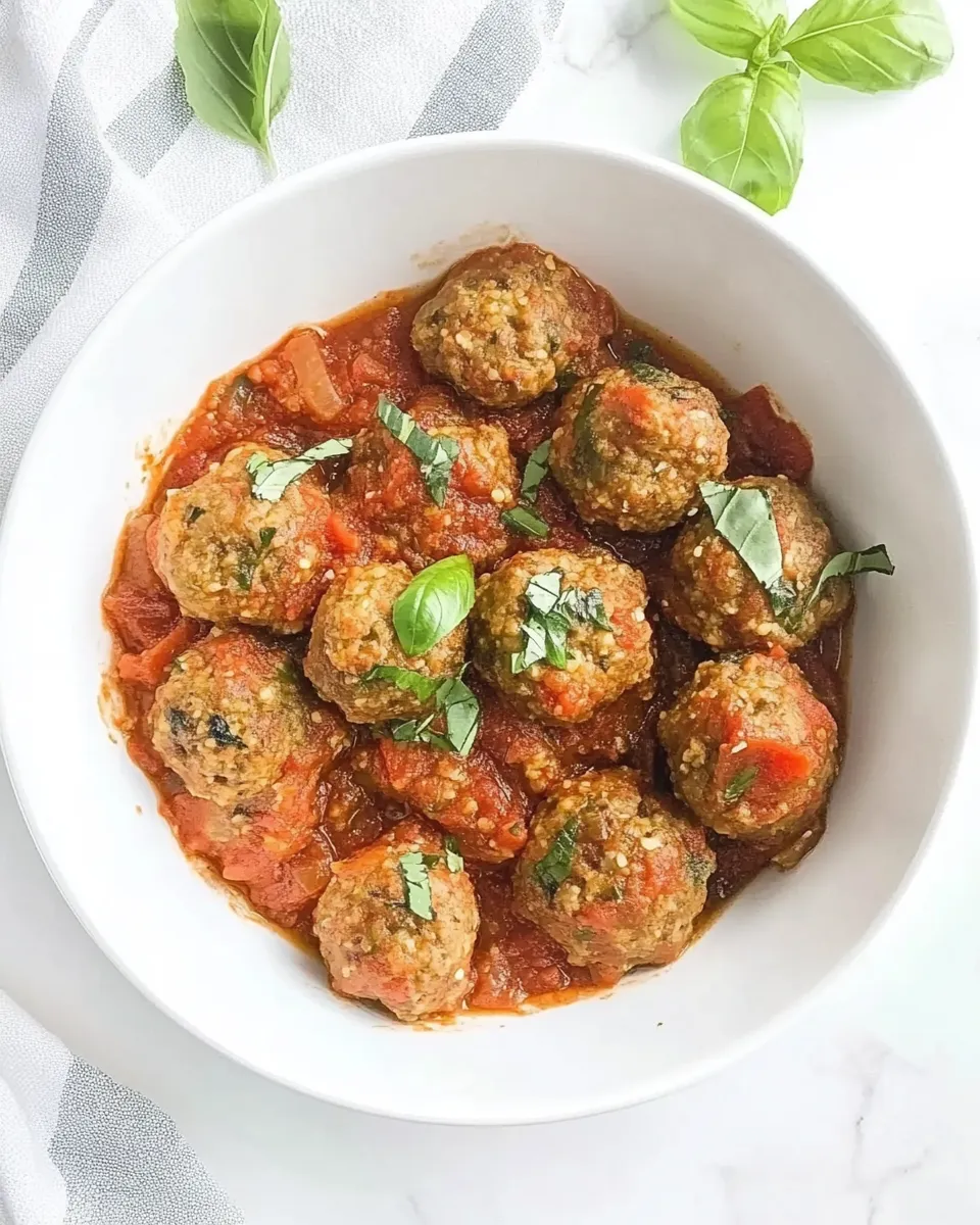 Easy Aubergine Meatballs recipe photo