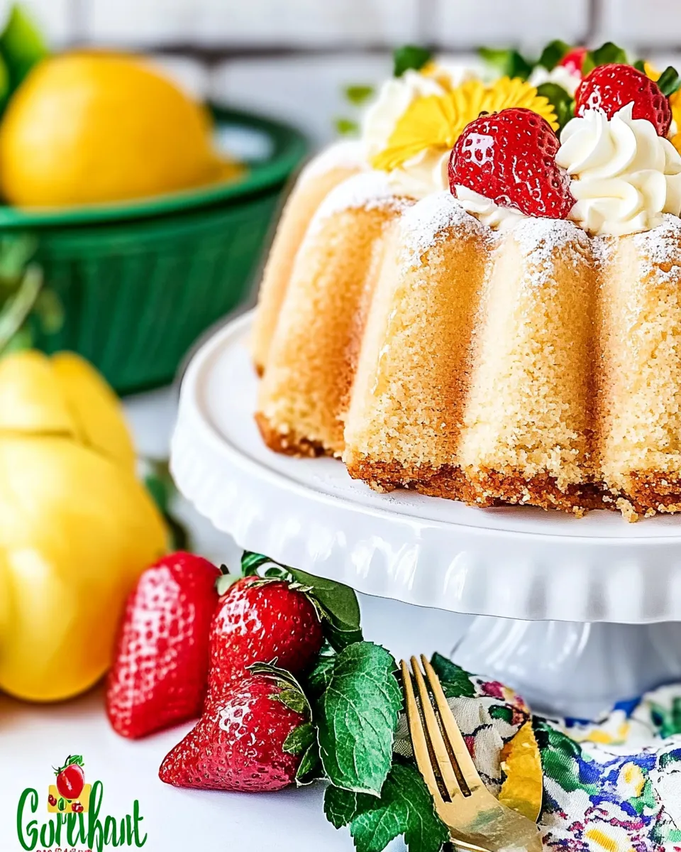 Classic Augusta National Sour Cream Pound Cake image