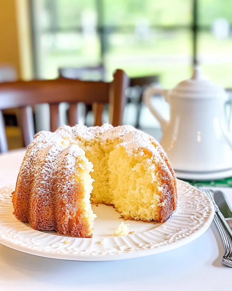 Easy Augusta National Sour Cream Pound Cake recipe photo