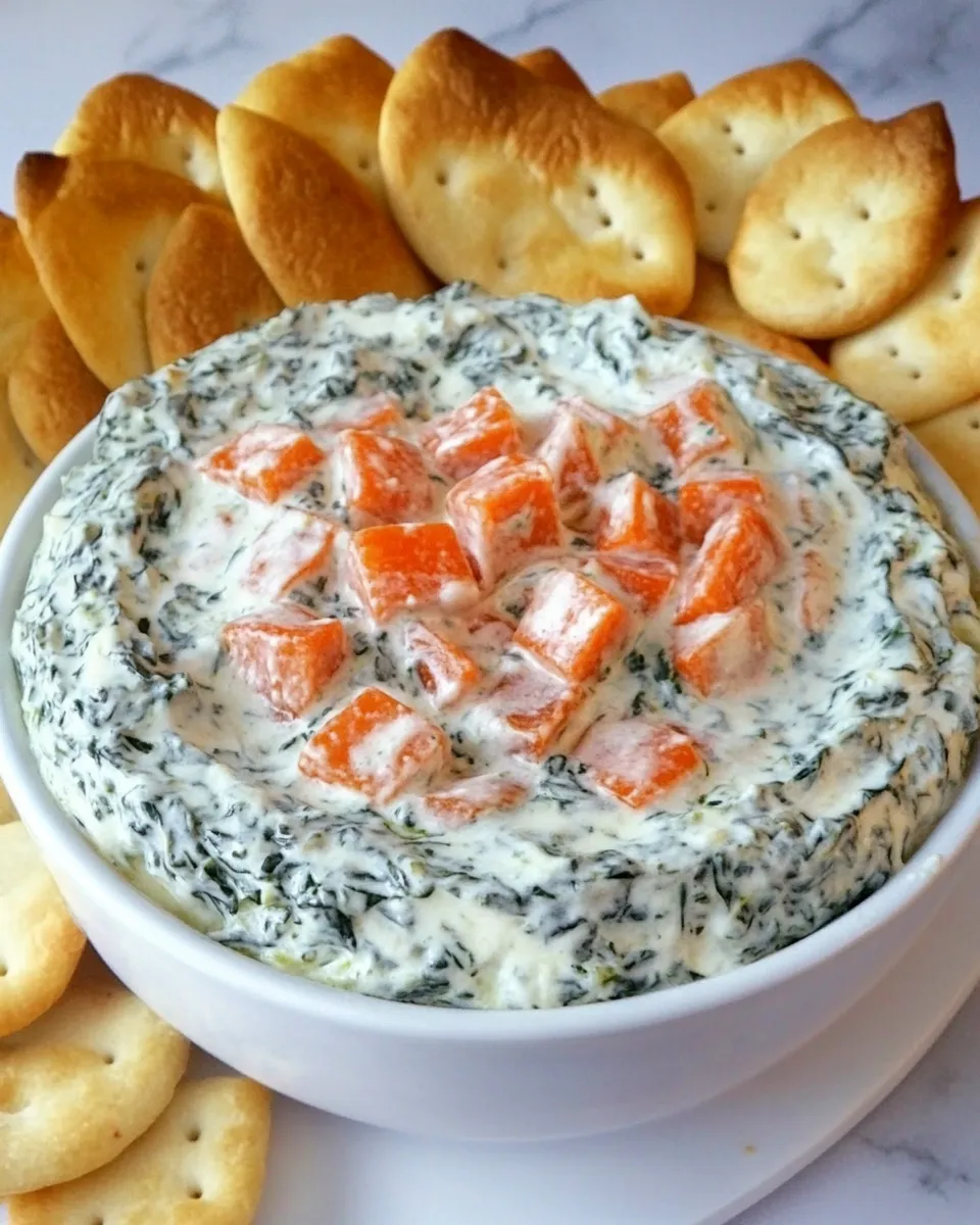 Easy Aunt Carols Spinach Dip recipe photo