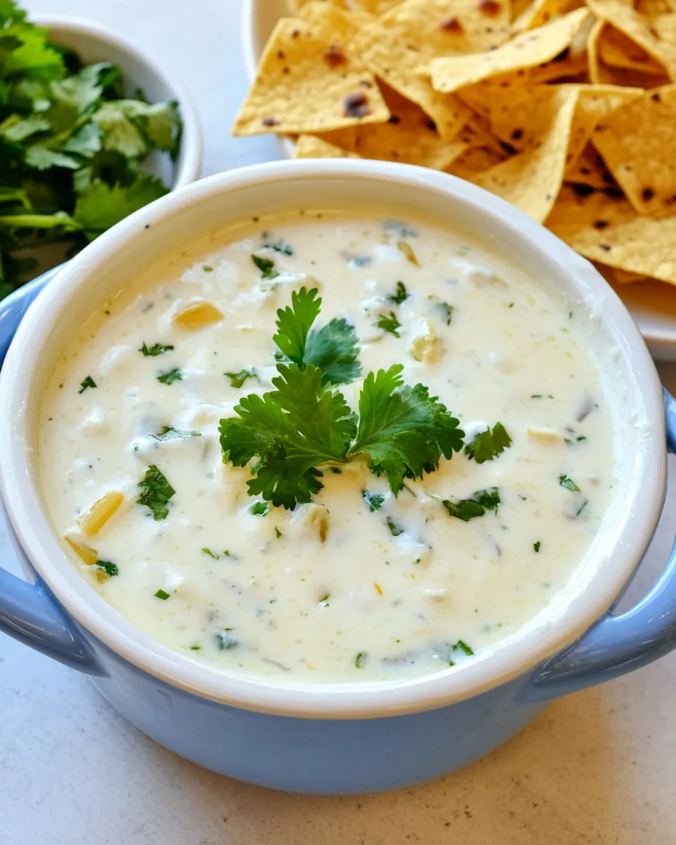 Easy Authentic Restaurant-Style White Queso Dip (Queso Blanco) recipe photo