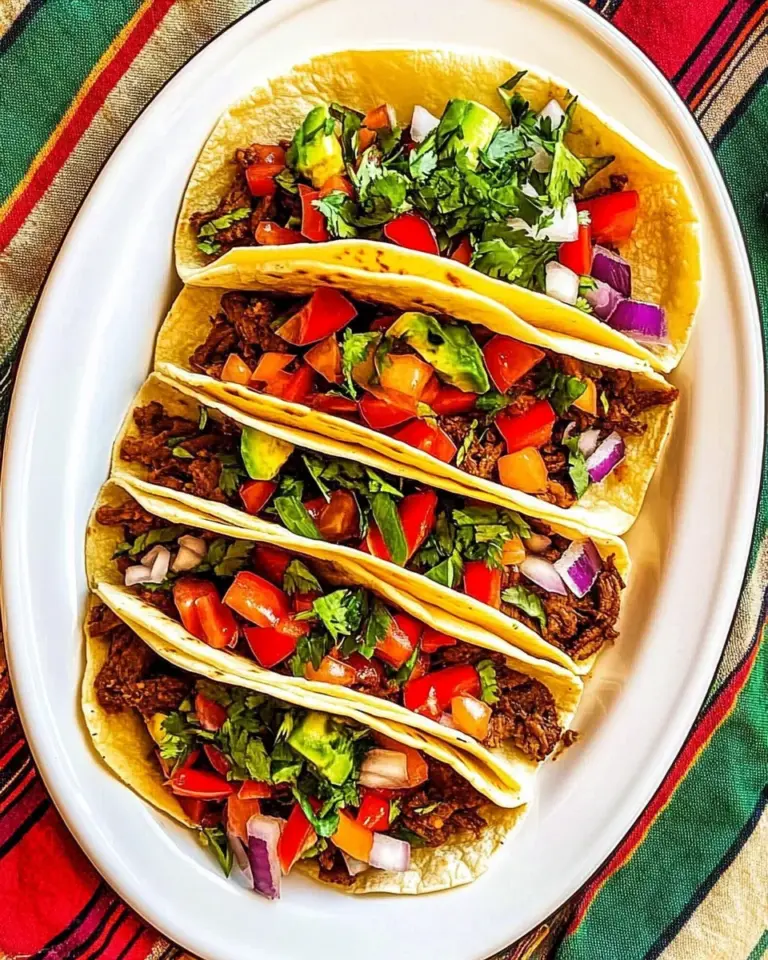 Homemade Authentic Tex-Mex Beef Tacos photo