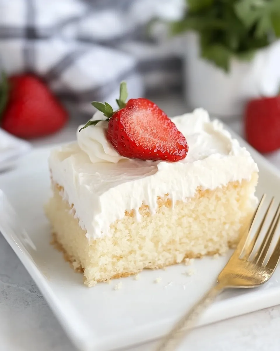 Homemade Authentic Tres Leches Cake photo
