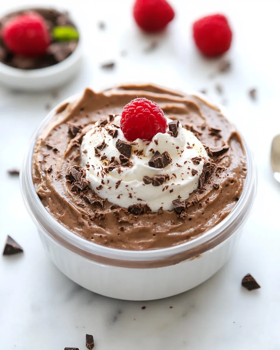 Quick Avocado Chocolate Mousse recipe photo
