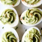 Homemade Avocado Deviled Eggs Recipe photo