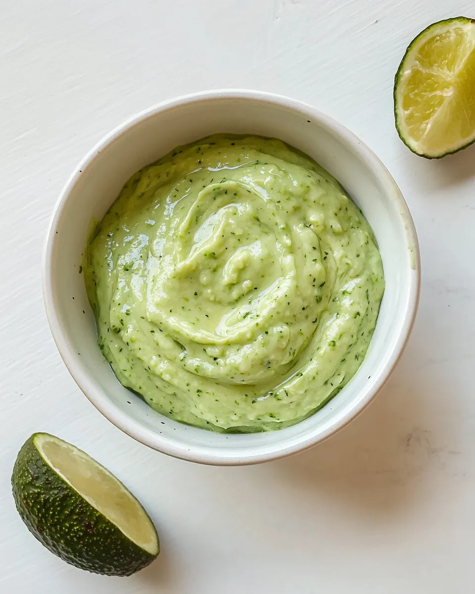 Homemade Avocado Sauce photo