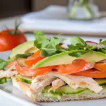 Easy Avocado and Chicken Ciabatta Sandwich photo