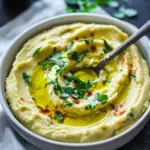 Homemade Avocado and White Bean Dip photo