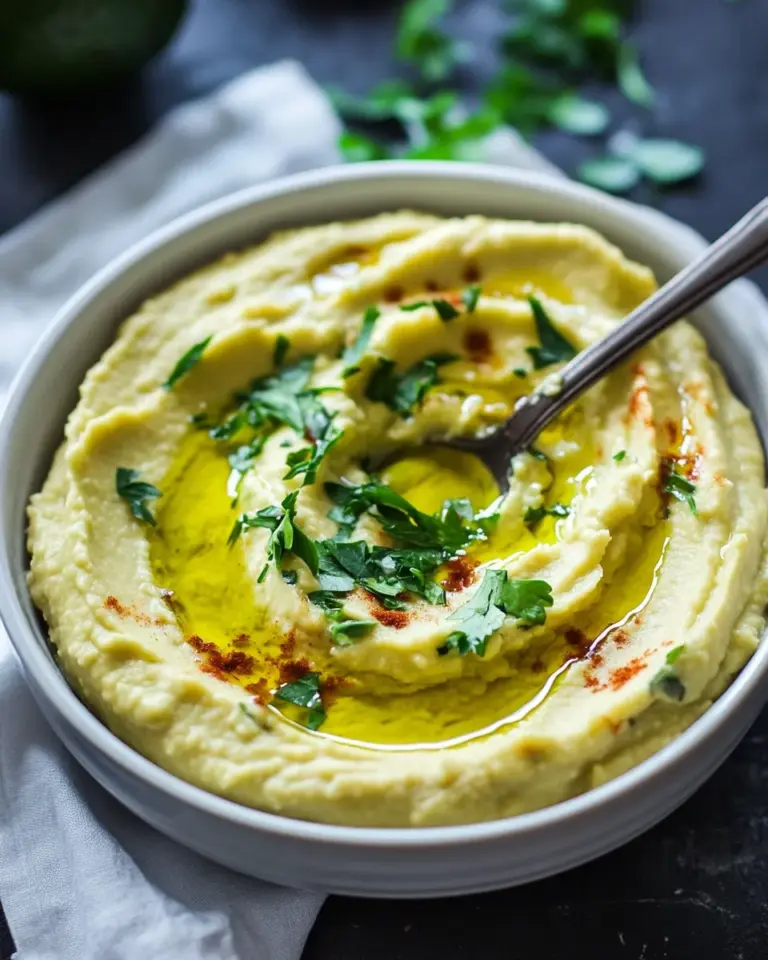 Homemade Avocado and White Bean Dip photo