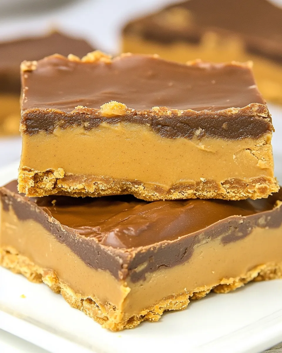 Homemade BEST Peanut Butter Bars photo