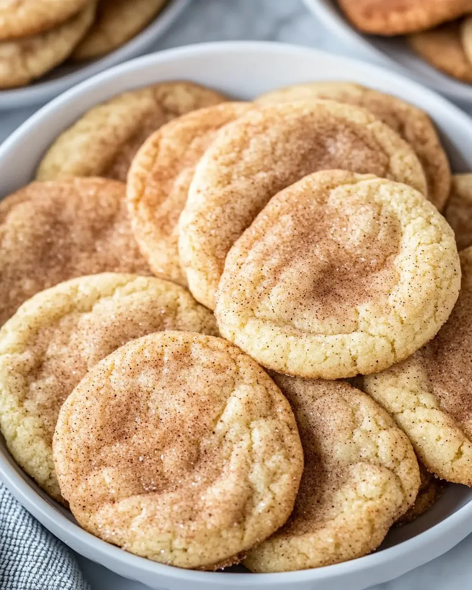 Classic BEST Snickerdoodle Cookies Recipe image