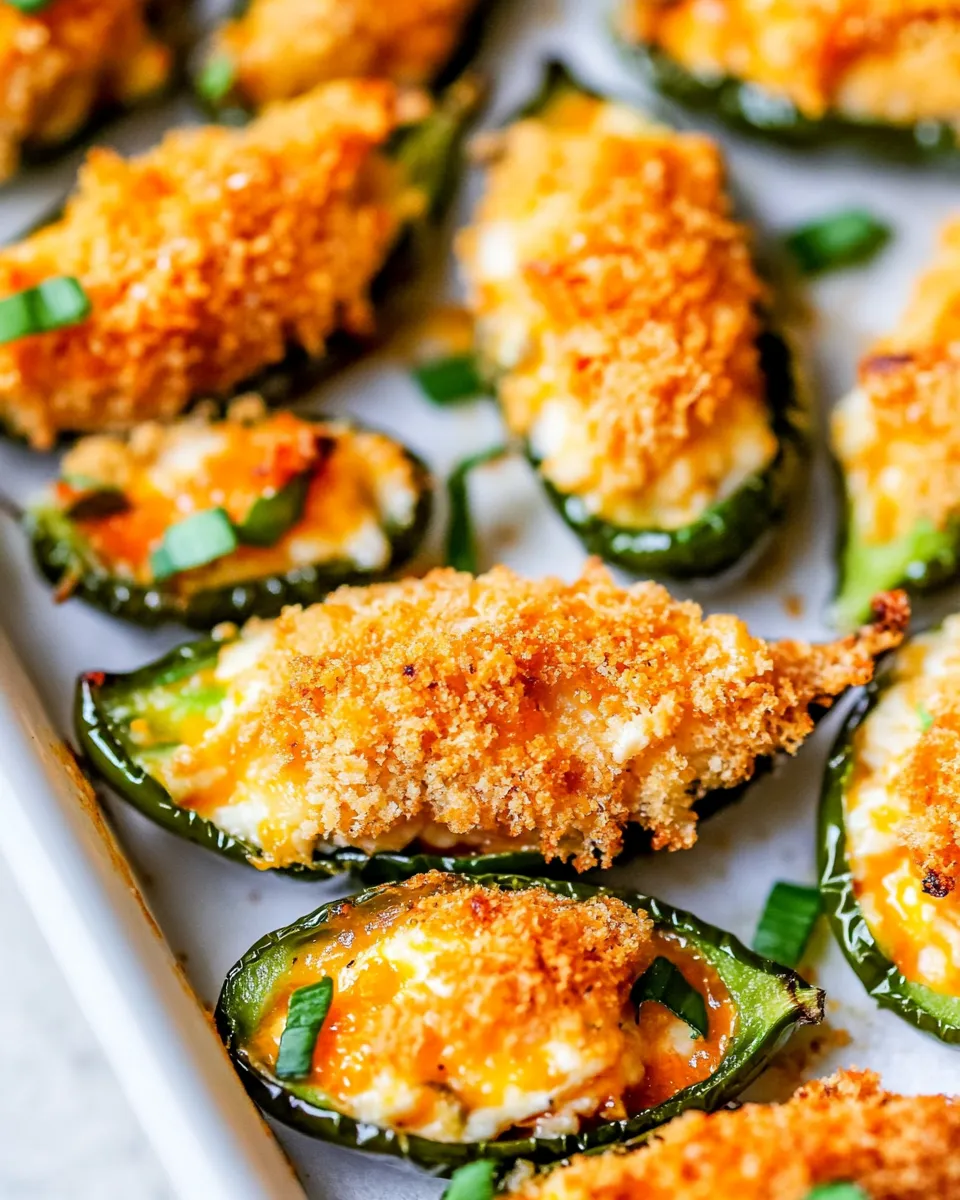 Easy Baked Buffalo Chicken Jalapeo Poppers recipe photo