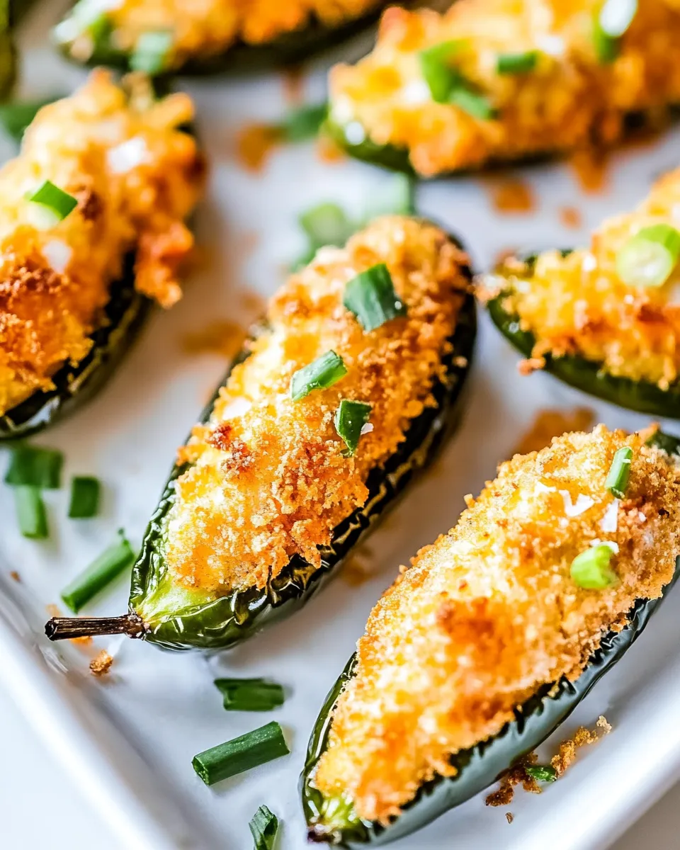 Delicious Baked Buffalo Chicken Jalapeo Poppers shot