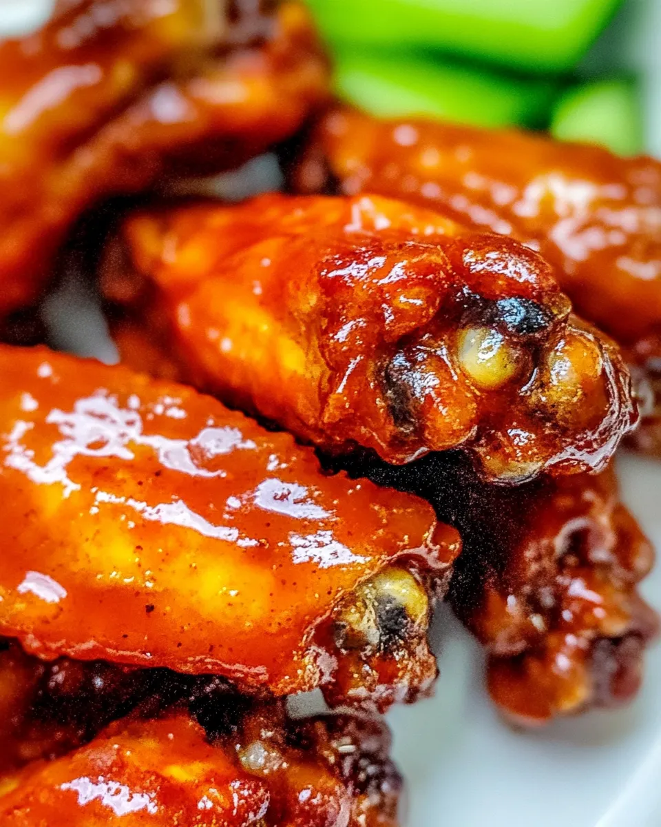 Easy Baked Buffalo Wings Recipe shot