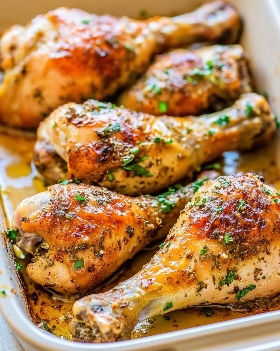 Delicious Baked Chicken Legs (with Best Marinade) image