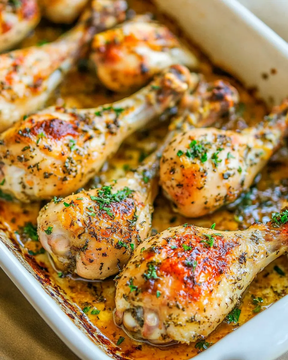 Tasty Baked Chicken Legs (with Best Marinade) dish photo