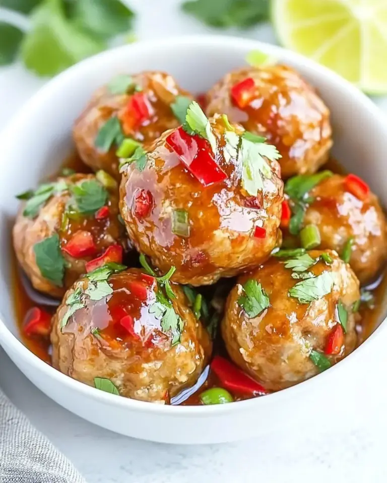 Homemade Baked Chicken Meatballs with Sweet Oyster Sauce photo