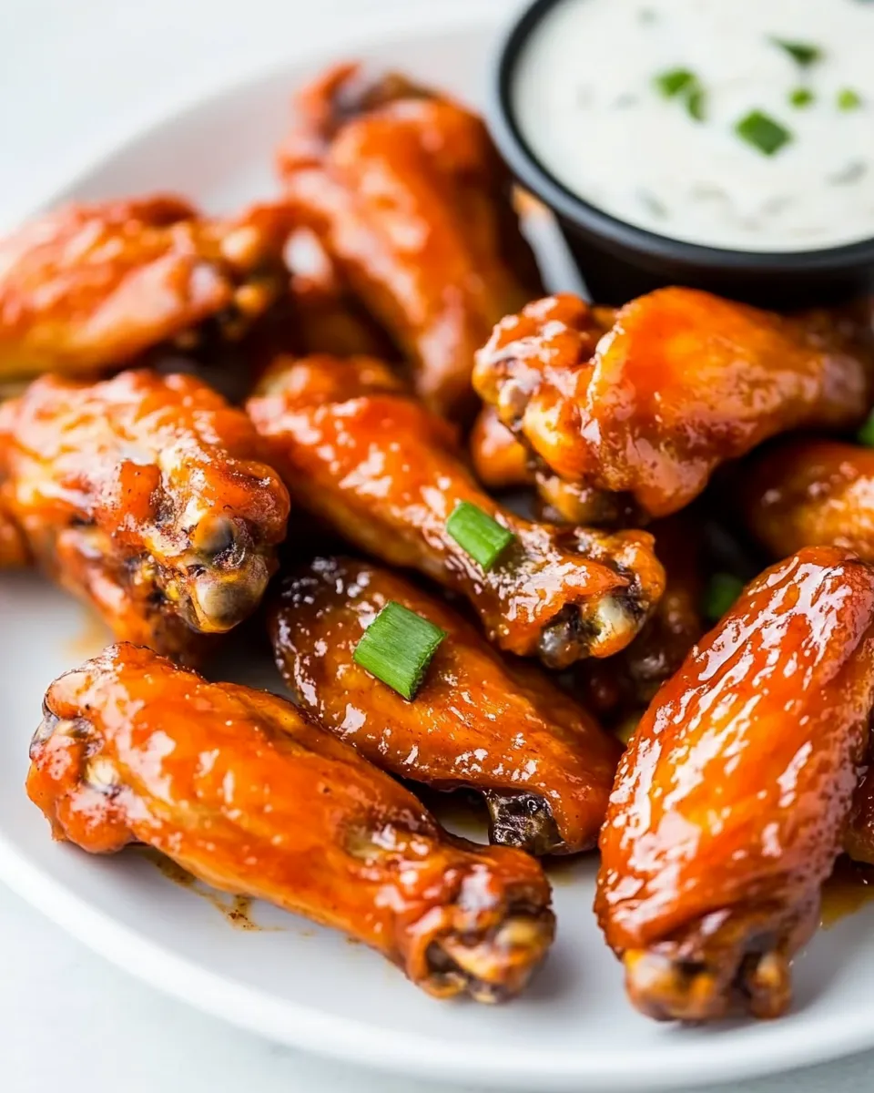 Classic Baked Chicken Wings Recipe image