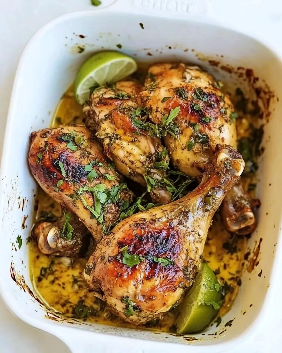 Delicious Baked Chicken with Dijon and Lime image