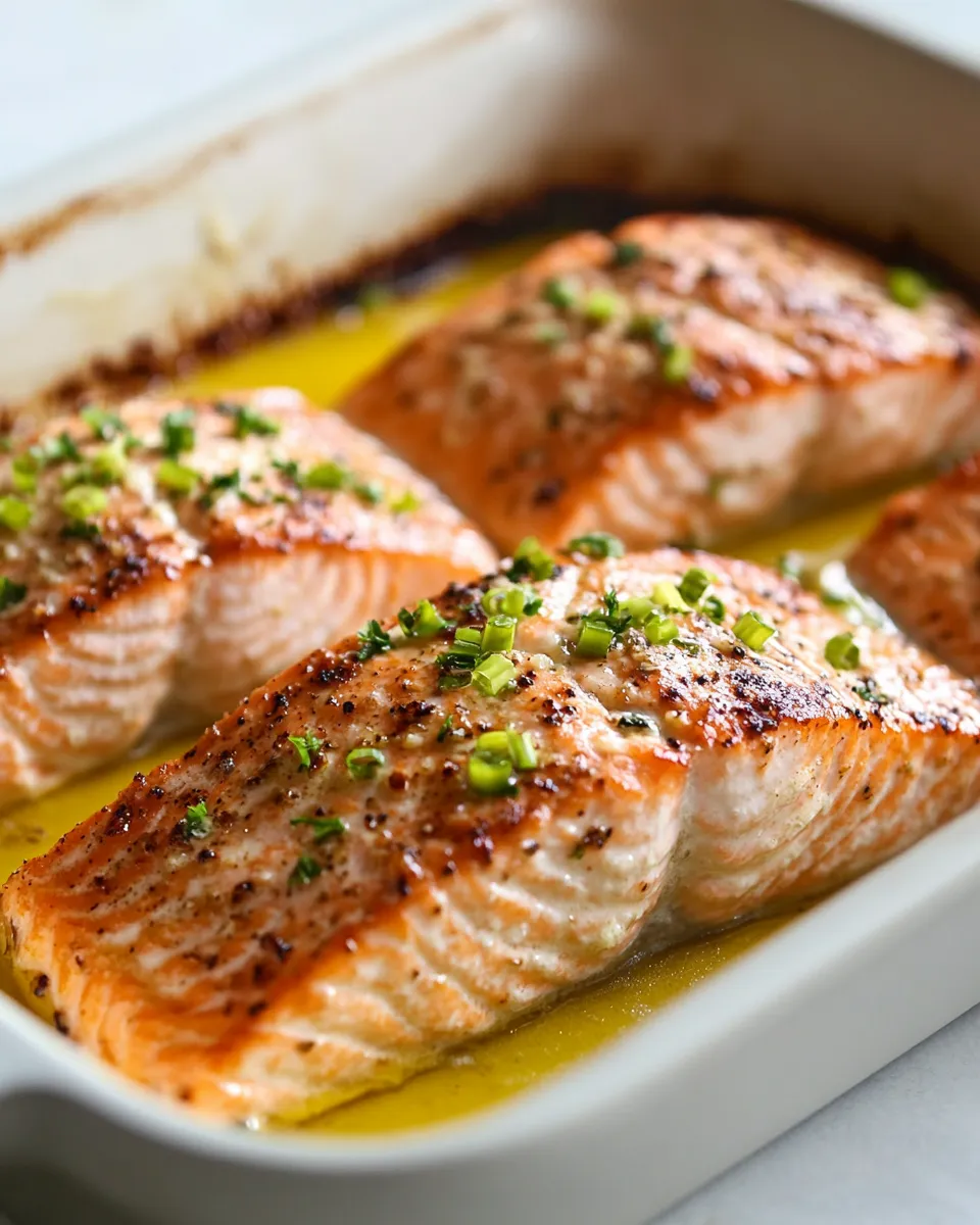 Easy Baked Garlic Butter Salmon photo