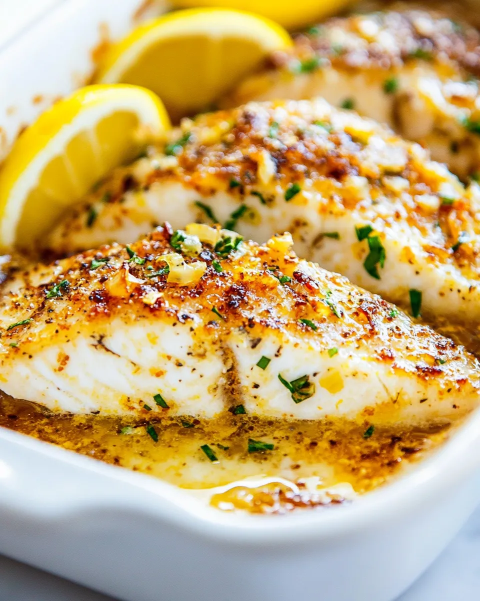 Easy Baked Lemon Garlic Tilapia photo