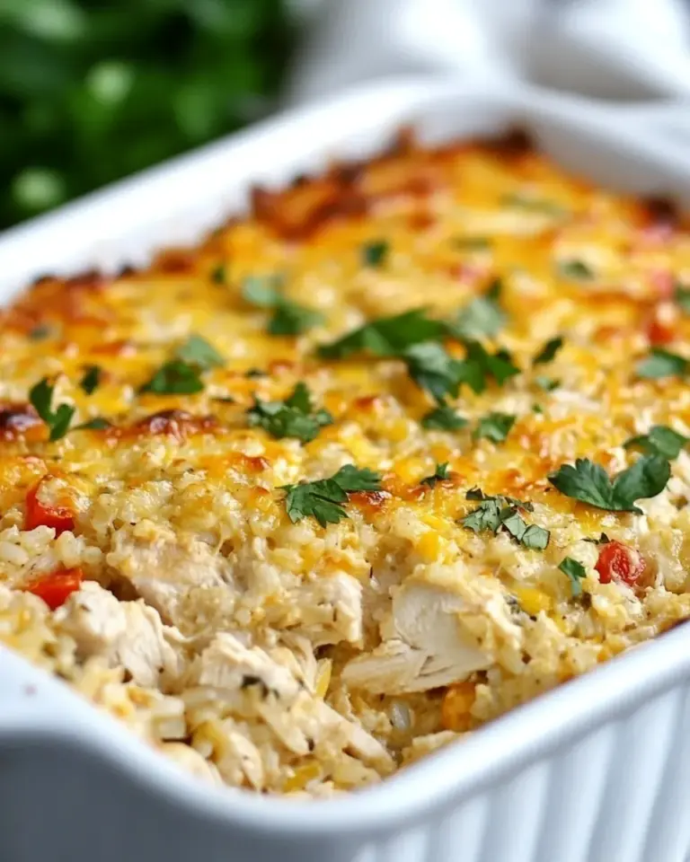 Easy Baked Mexican Chicken and Rice Casserole photo