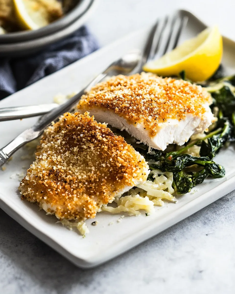 Classic Baked Parmesan Crusted Chicken image