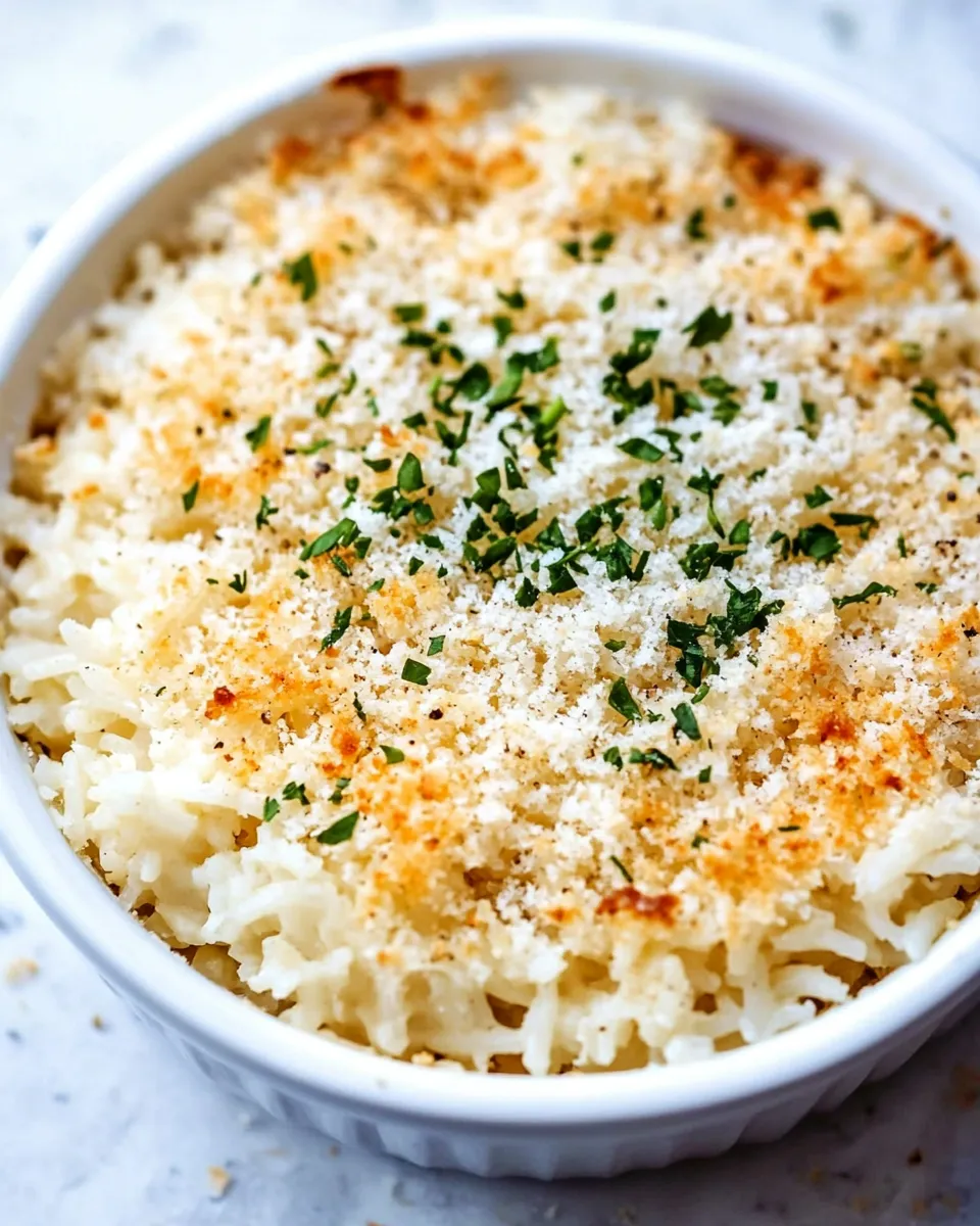 Easy Baked Parmesan Rice photo