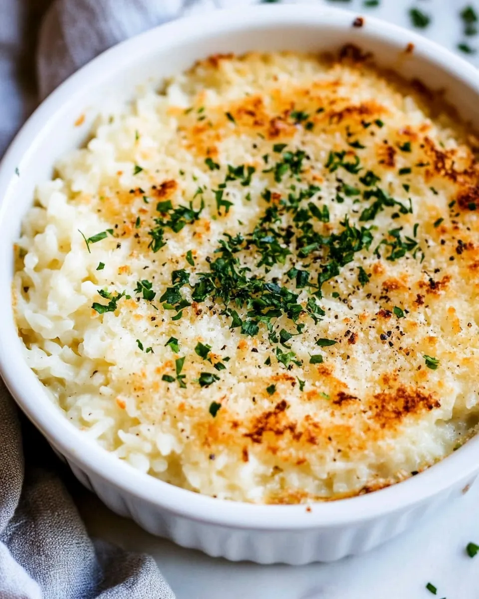 Delicious Baked Parmesan Rice image
