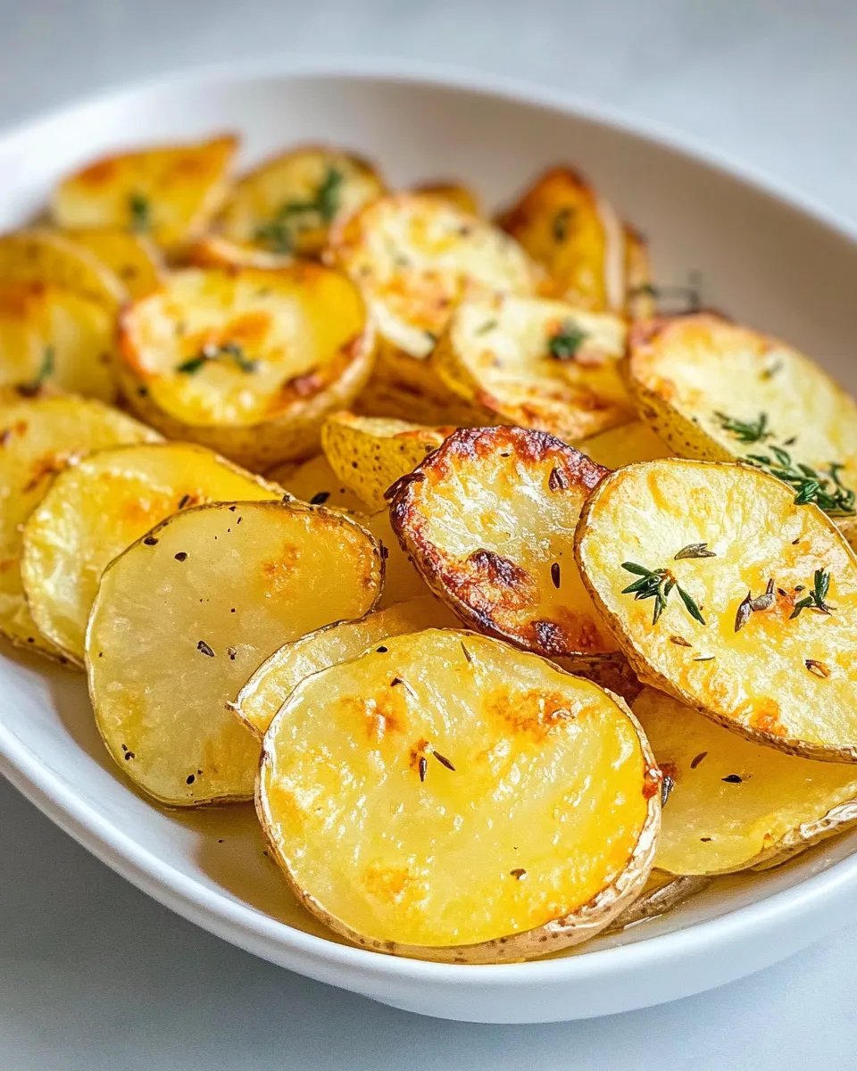 Delicious Baked Potato Slices image