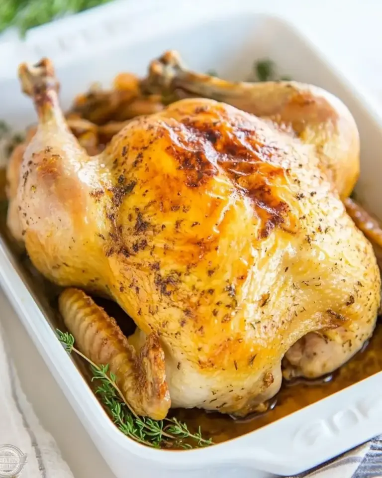 Homemade Baked Rotisserie Chicken made in the Oven photo