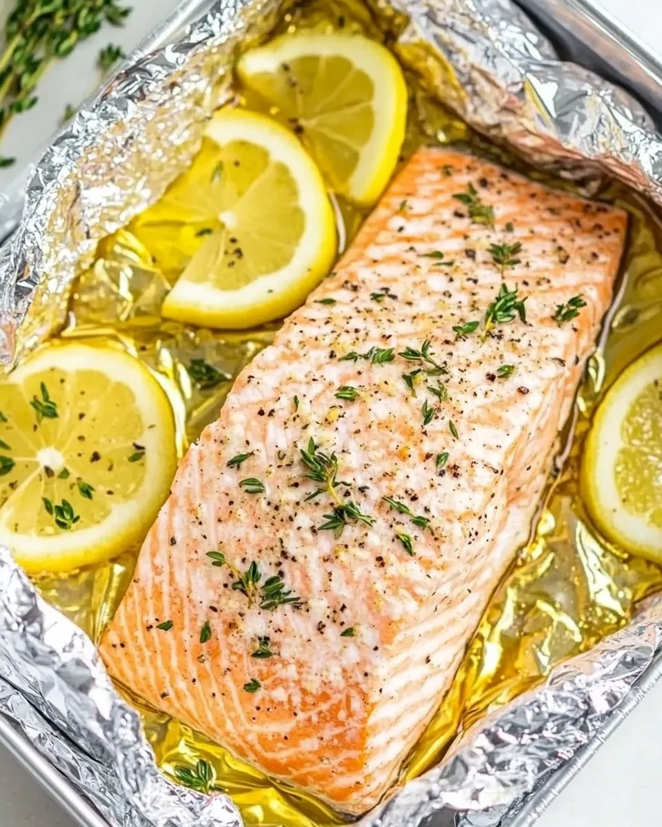 Easy Baked Salmon In Foil photo