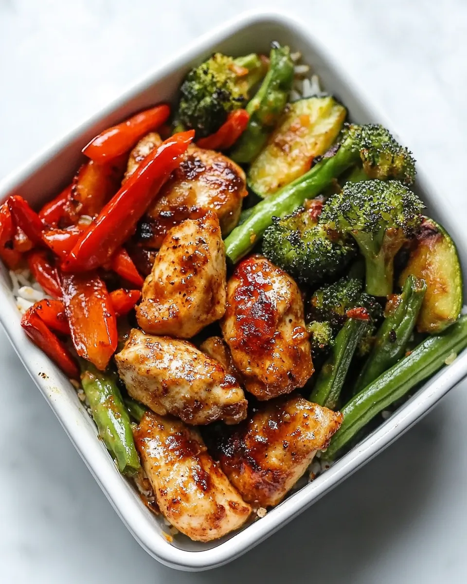 Easy Baked Sweet Chili Chicken & Veggies recipe photo