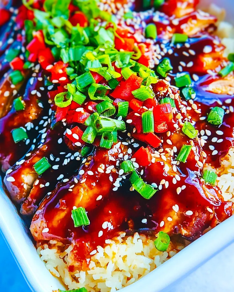Easy Baked Teriyaki Chicken and Rice recipe photo