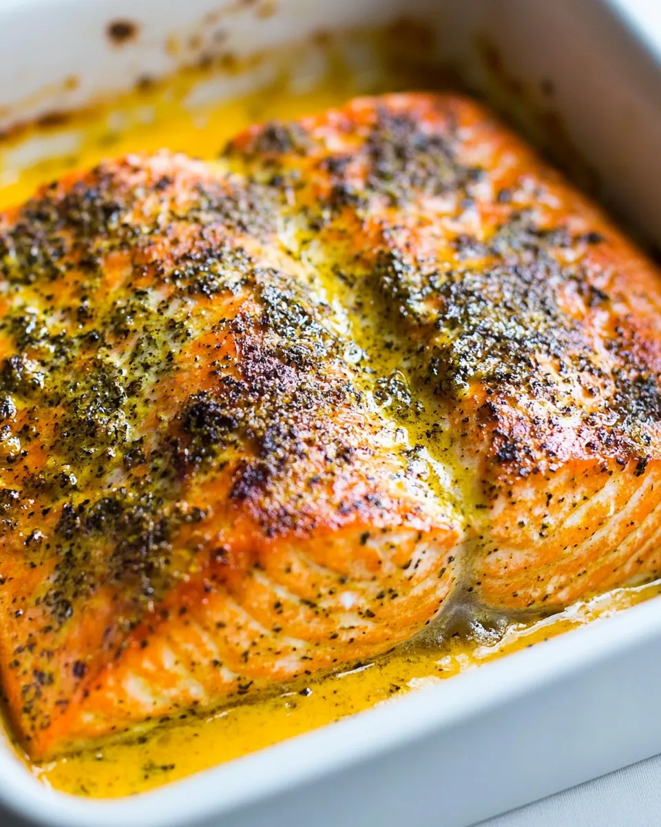 Easy Baked Turmeric Salmon photo