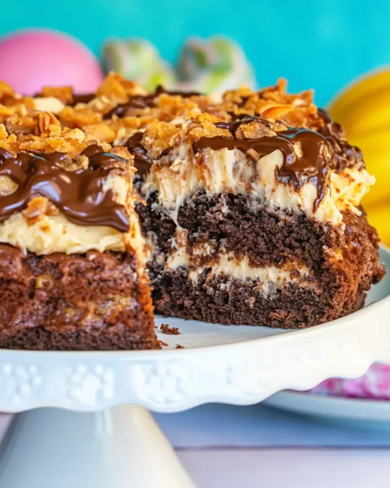 Homemade Bakers German Chocolate Cake photo