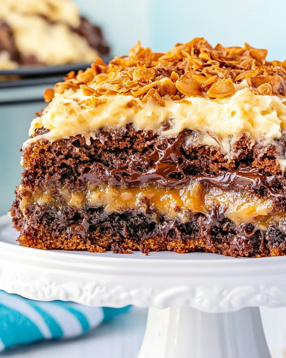 Classic Bakers German Chocolate Cake image