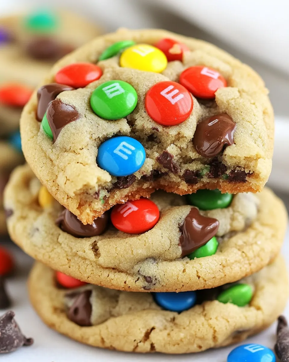 Homemade Bakery Style M&Ms and Chocolate Chunk Cookies photo