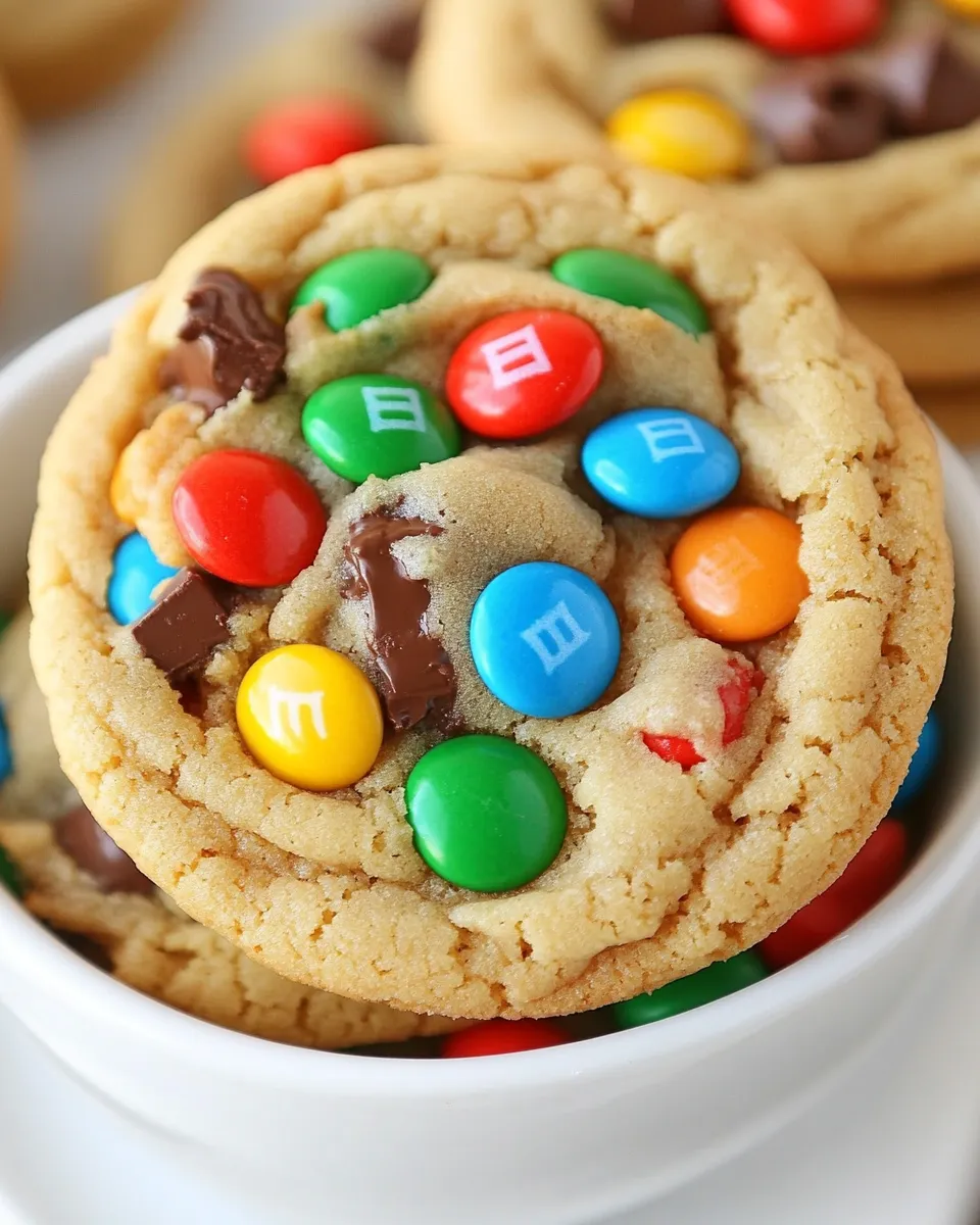 Classic Bakery Style M&Ms and Chocolate Chunk Cookies image