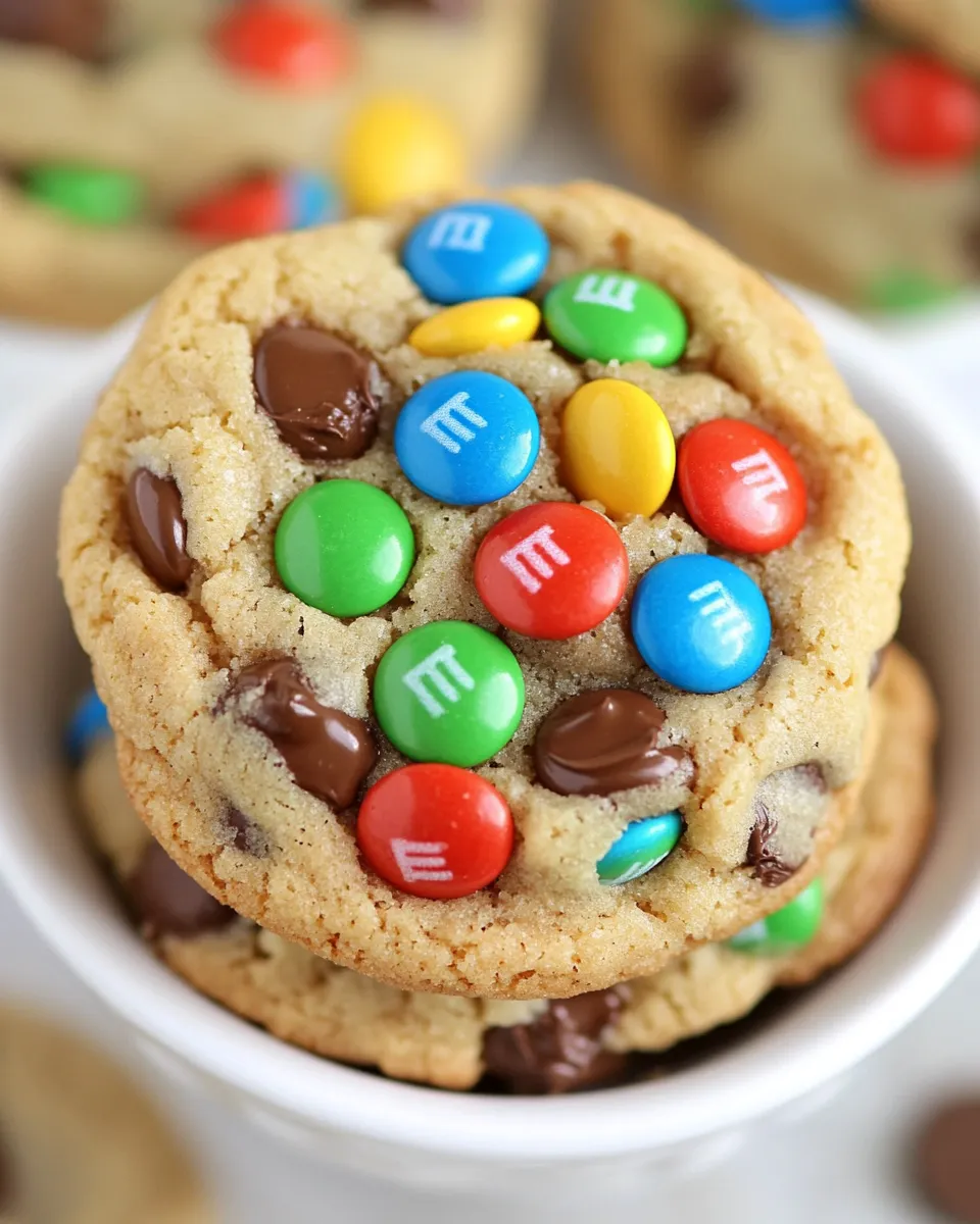Easy Bakery Style M&Ms and Chocolate Chunk Cookies recipe photo