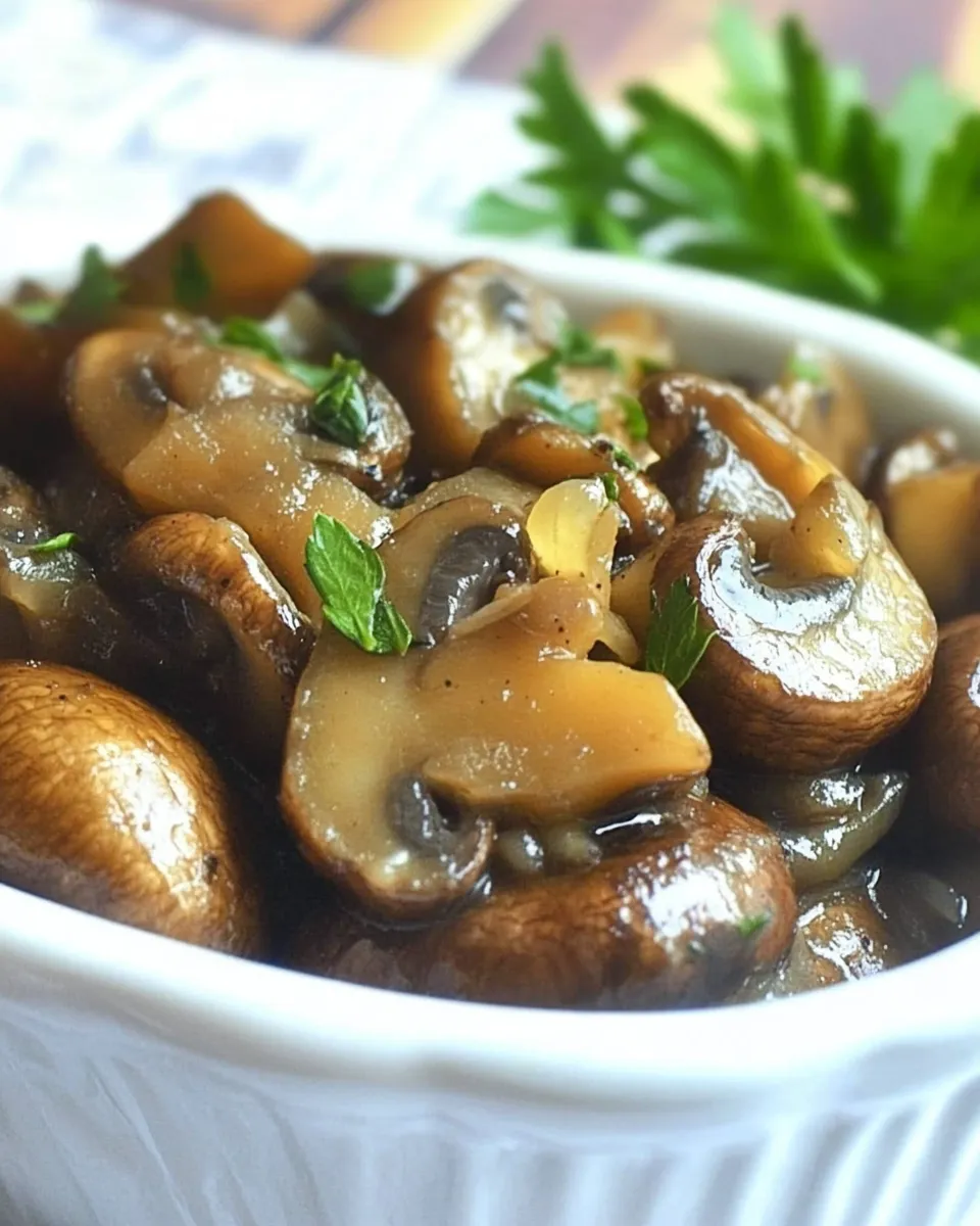 Savory Balsamic Sauted Mushrooms recipe photo