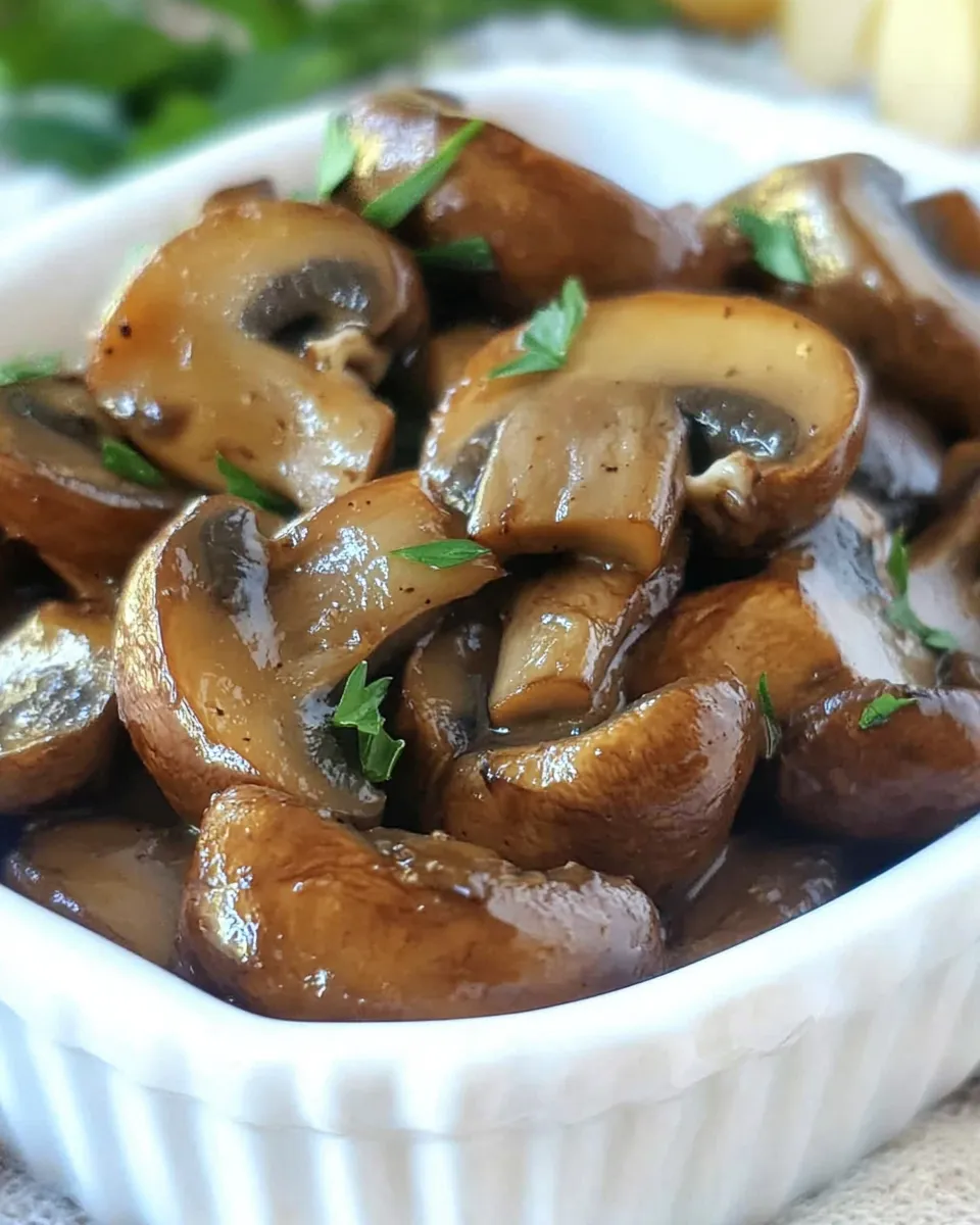 Quick Balsamic Sauted Mushrooms dish photo