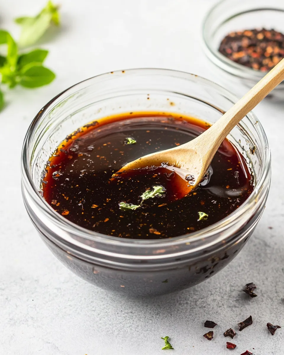 Easy Balsamic Vinaigrette Recipe shot