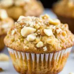 Homemade Banana-Macadamia Nut Muffins photo