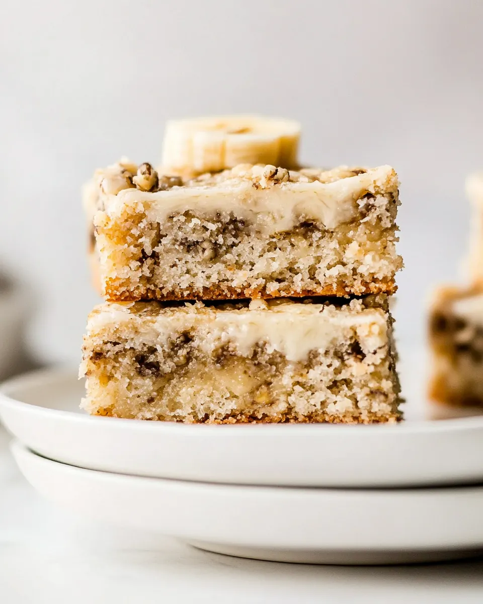 Homemade Banana Bread Bars photo